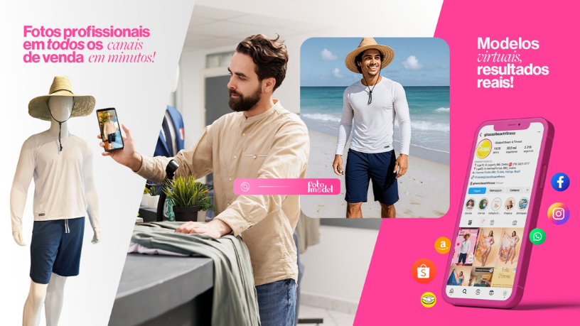 FotoModel transforma sua imagem em sinônimo de sofisticação com tecnologia de ponta e apelo visual refinado.
