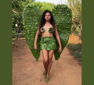 Com um toque de irreverência e muito estilo, Alessandra Araújo mostra o poder da moda ecológica — por Non Stop.